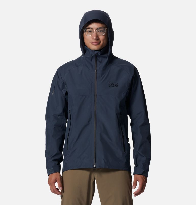 Thumbnail: Men's Trailverse GORE-TEX Jacket, Color: Blue Slate, image 1