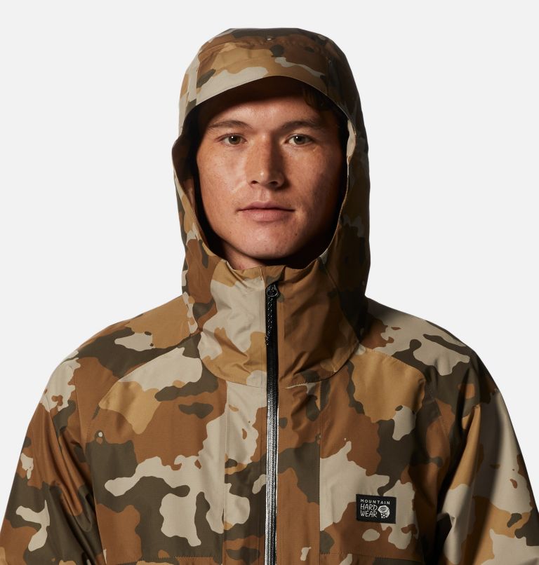 Men's LandSky GORE-TEX Jacket, Color: Corozo Nut Pines Camo Print, image 4