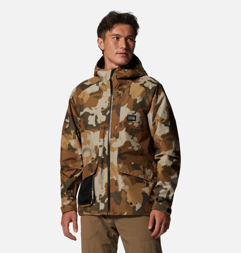 Gore tex hotsell camo rain jacket