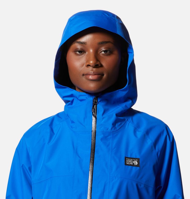 Thumbnail: Women's LandSky GORE-TEX® Jacket, Color: Bright Island Blue, image 4