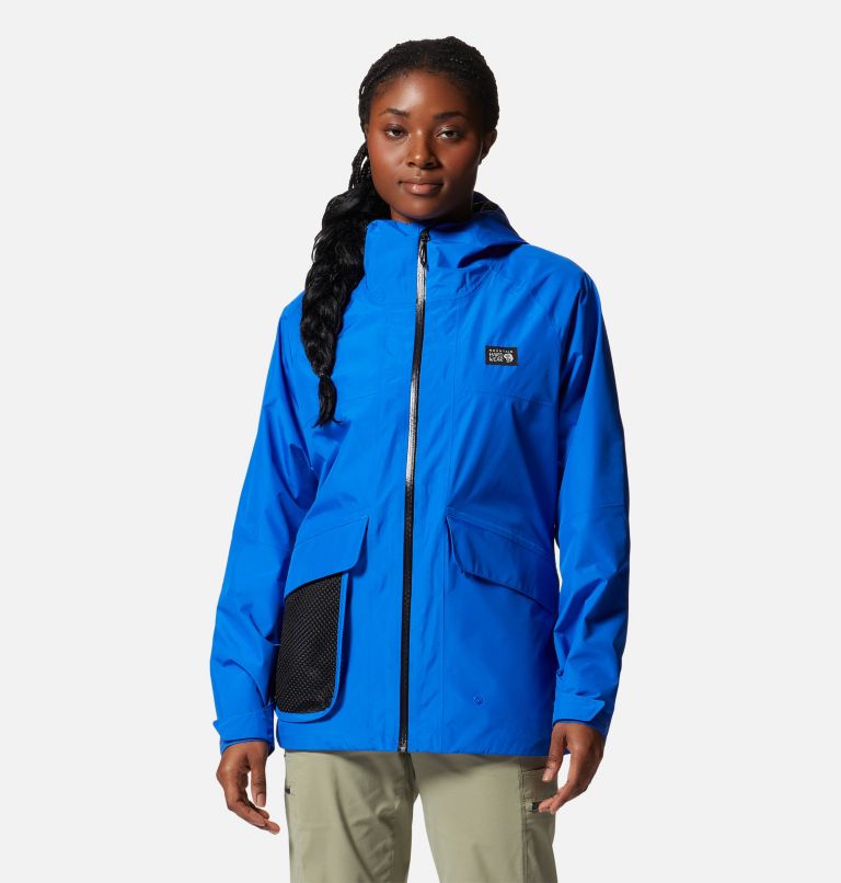 Women's LandSky GORE-TEX Jacket, Color: Bright Island Blue, image 10