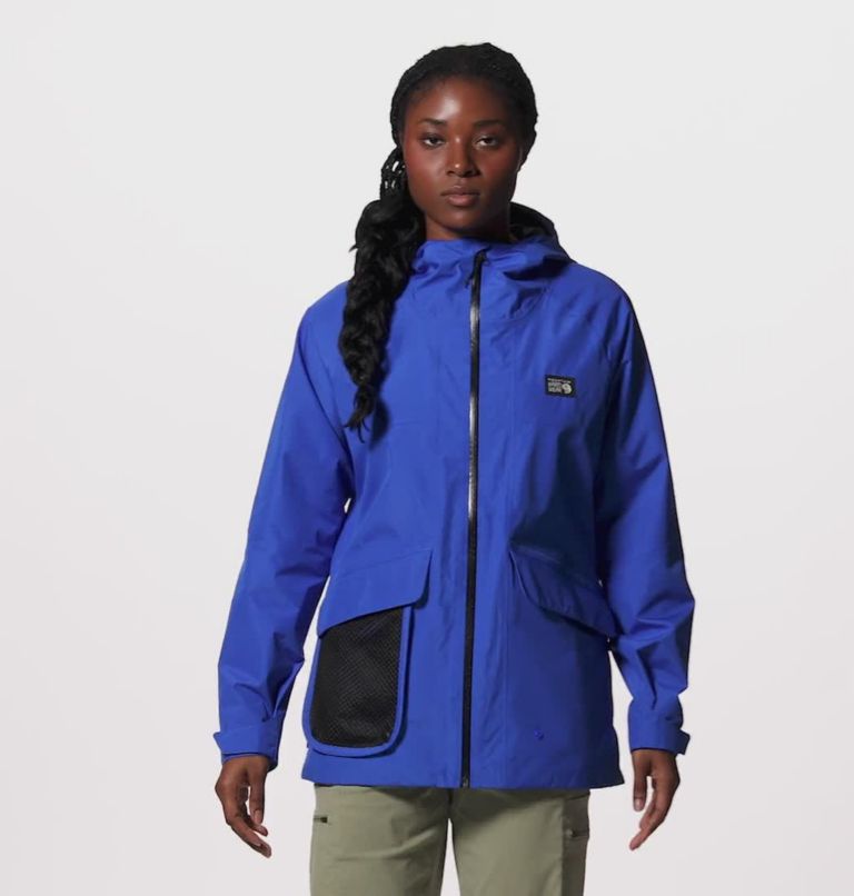 Women's LandSky GORE-TEX Jacket, Color: Bright Island Blue