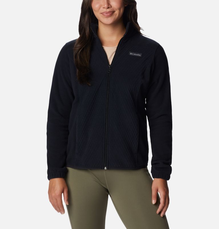 Women's Overlook Trail Full Zip Jacket, Color: Black, image 1