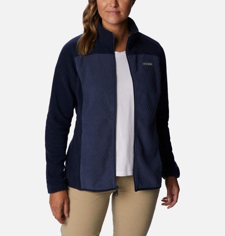 Thumbnail: Women's Overlook Trail Full Zip Jacket, Color: Nocturnal, Dark Nocturnal, image 7