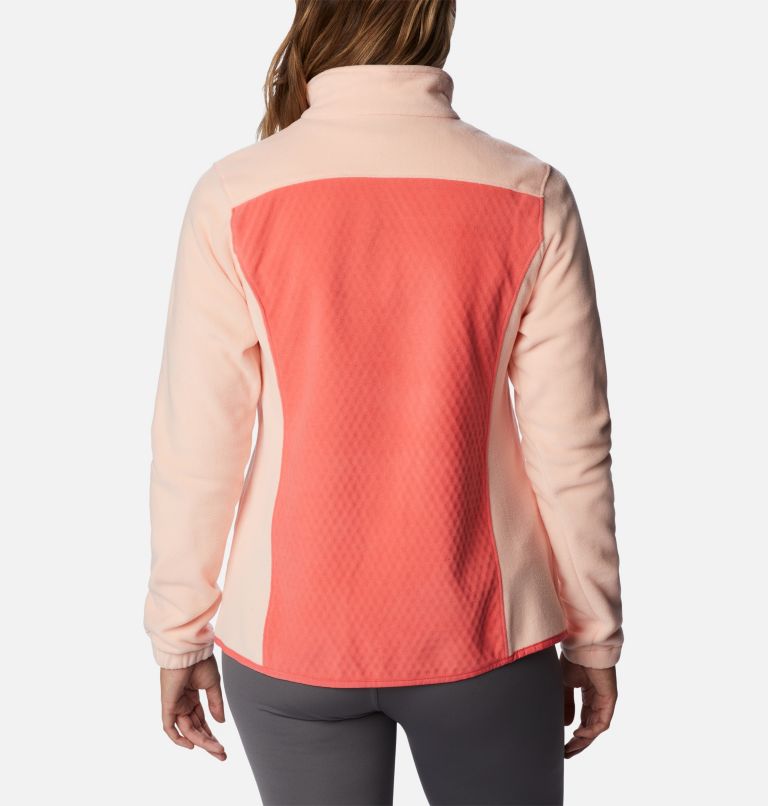 Women's Overlook Trail Full Zip Jacket, Color: Blush Pink, Peach Blossom, image 2