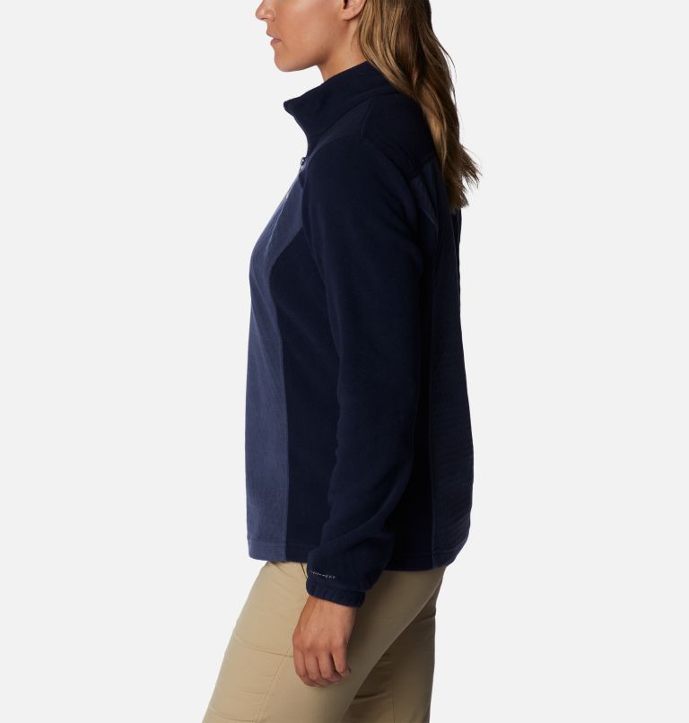 Thumbnail: Women's Overlook Trail Half Zip Pullover, Color: Nocturnal, Dark Nocturnal, image 3