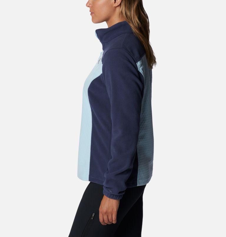 Women's Overlook Trail Half Zip Pullover, Color: Spring Blue, Nocturnal, image 3