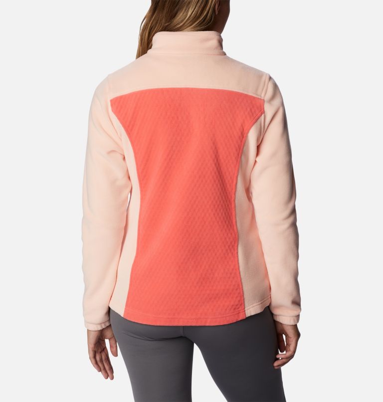 Women's Overlook Trail Half Zip Pullover, Color: Blush Pink, Peach Blossom, image 2