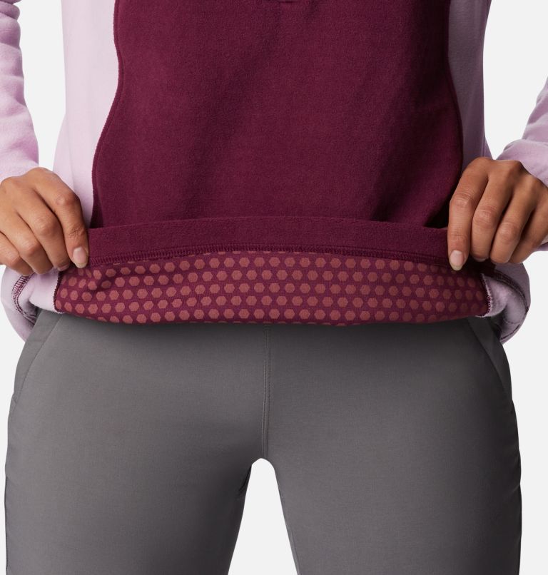Thumbnail: Women's Overlook Trail Half Zip Pullover, Color: Marionberry, Aura, image 5