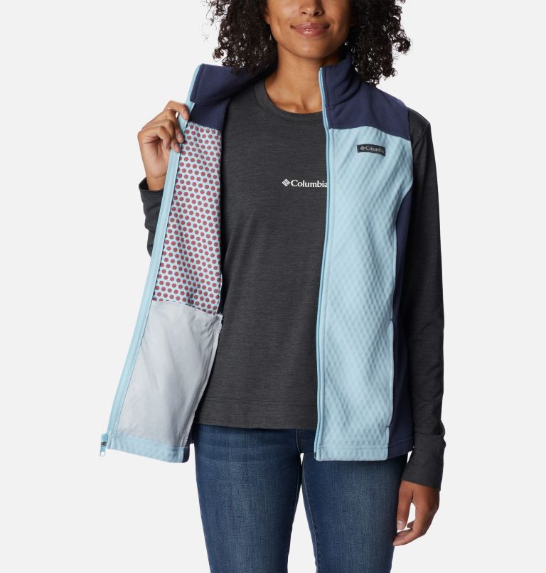 Women's Overlook Trail Vest, Color: Spring Blue, Nocturnal, image 5