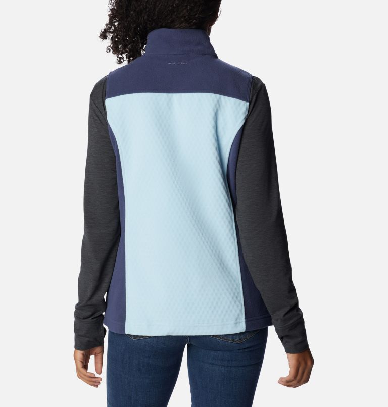 Women's Overlook Trail Vest, Color: Spring Blue, Nocturnal, image 2