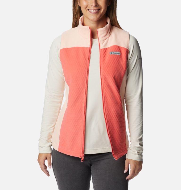 Thumbnail: Women's Overlook Trail Vest, Color: Blush Pink, Peach Blossom, image 6