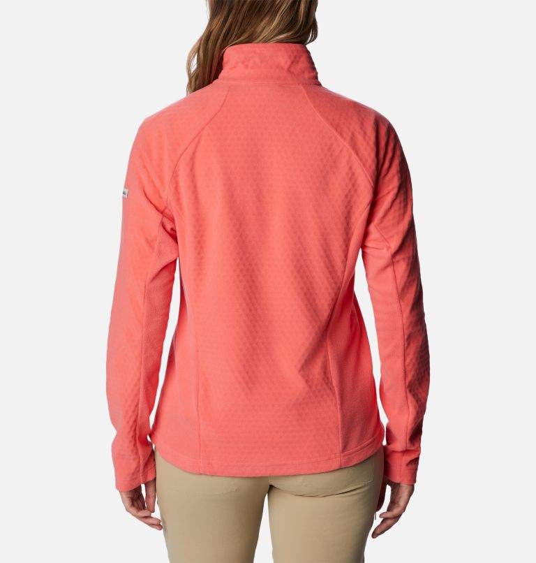 Thumbnail: Haut à demi-zip Overlook Pass Femme, Color: Blush Pink, image 2