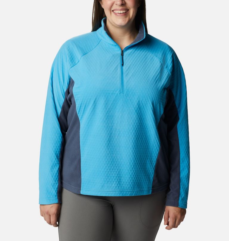 Haut à demi-zip Overlook Pass Femme – Grandes tailles, Color: Blue Chill, Nocturnal, image 1