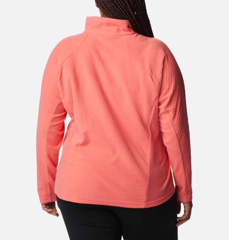 Thumbnail: Haut à demi-zip Overlook Pass Femme – Grandes tailles, Color: Blush Pink, image 2