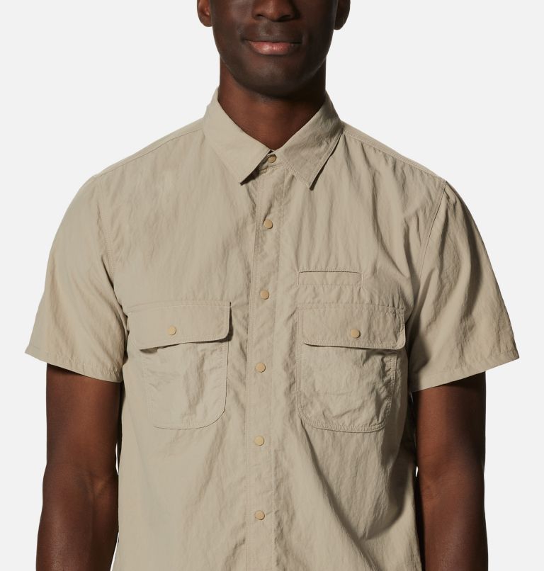 Men's Stryder Short Sleeve Shirt, Color: Badlands, image 4