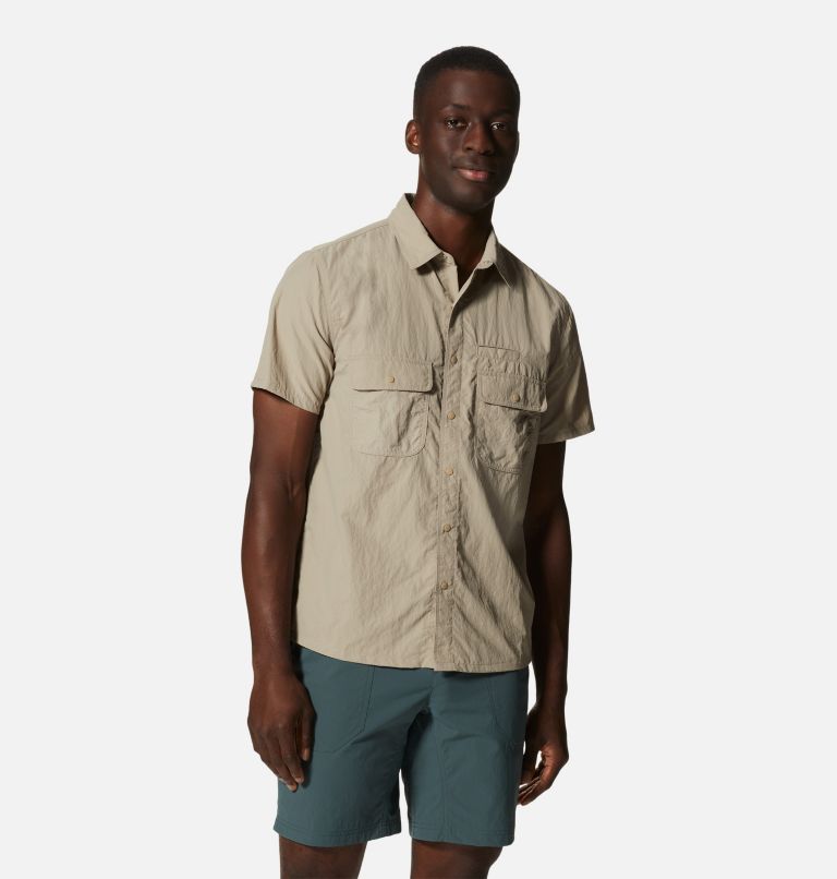 Men's Stryder Short Sleeve Shirt, Color: Badlands, image 5