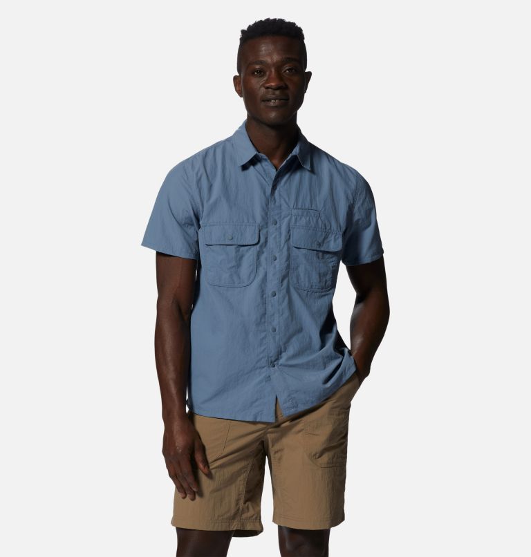 Men's Stryder Short Sleeve Shirt, Color: Light Zinc, image 1