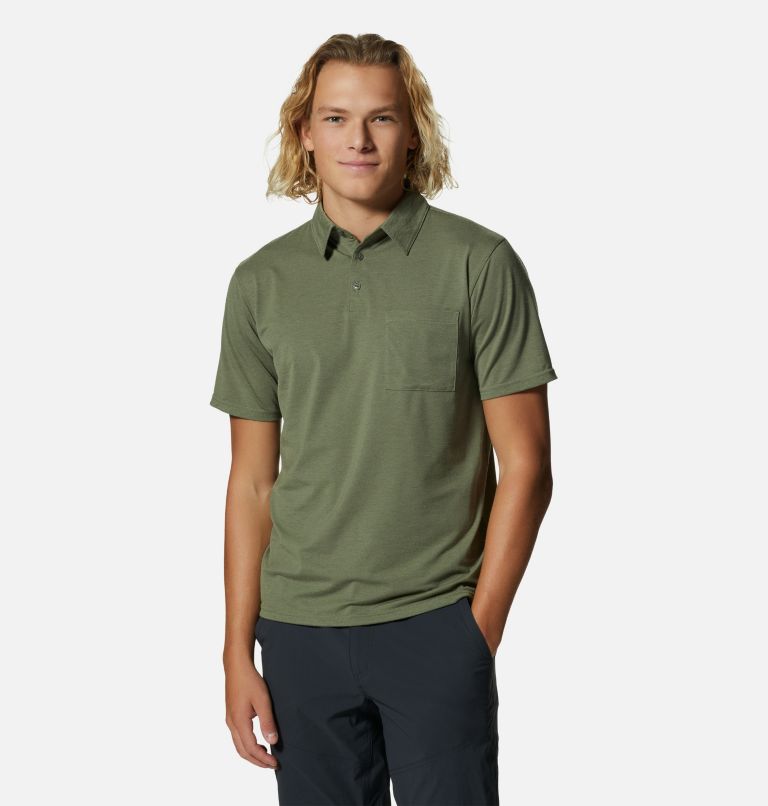 Men's Low Exposure Polo, Color: Field, image 1