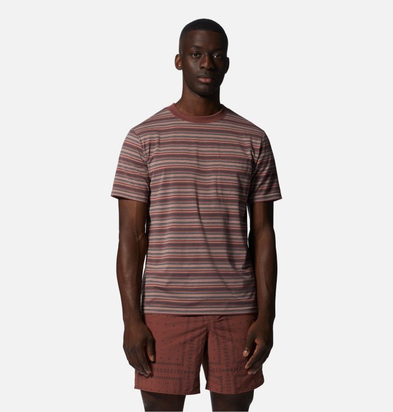 Men's Low Exposure Short Sleeve, Color: Clay Earth, image 1
