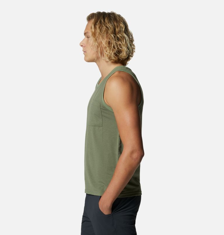 Men's Low Exposure Tank, Color: Field, image 3