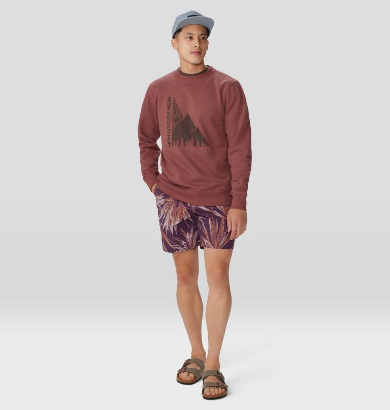 Men's Stryder Swim Short, Color: Dusty Purple Yucca Print, image 6