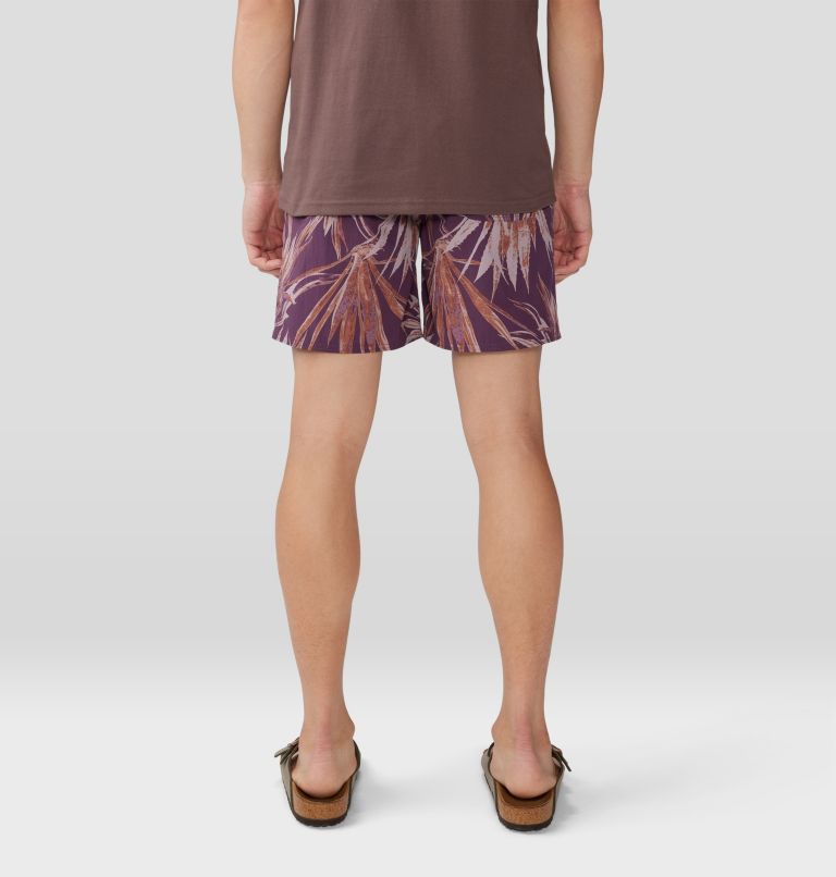 Men's Stryder Swim Short, Color: Dusty Purple Yucca Print, image 2