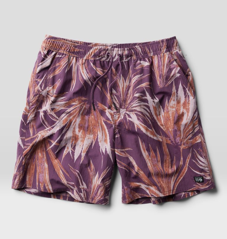 Thumbnail: Men's Stryder Swim Short, Color: Dusty Purple Yucca Print, image 8