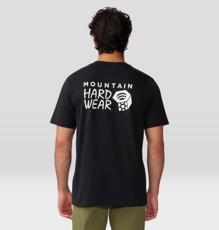 Thumbnail: T-shirt à manches courtes MHW Back Logo Homme, Color: Black, image 2
