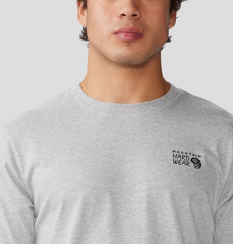 Men's MHW Back Logo Short Sleeve, Color: Hardwear Grey, image 4