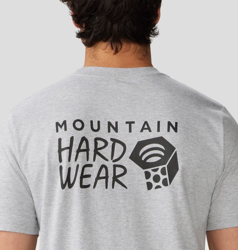 Men's MHW Back Logo Short Sleeve, Color: Hardwear Grey, image 5