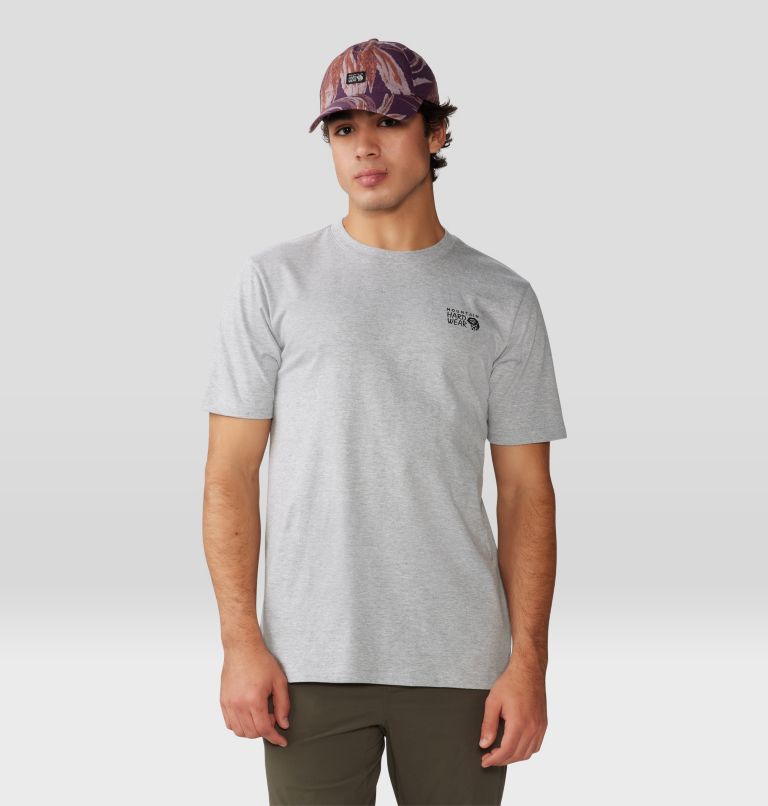 Men's MHW Back Logo Short Sleeve, Color: Hardwear Grey, image 6