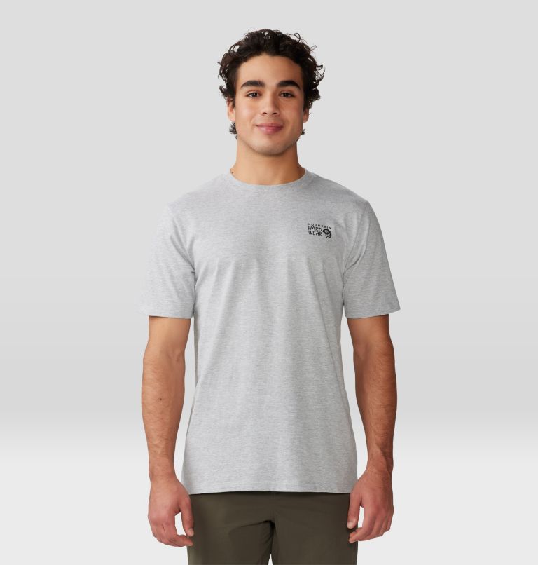 Men's MHW Back Logo Short Sleeve, Color: Hardwear Grey, image 1