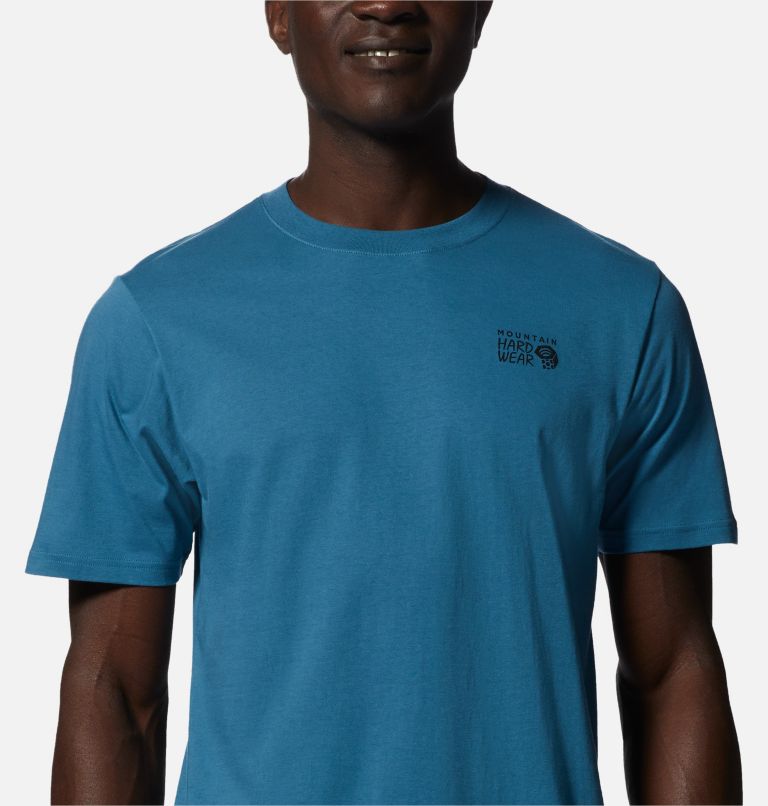 Men's MHW Back Logo Short Sleeve, Color: Caspian, image 4