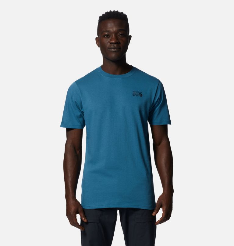 Men's MHW Back Logo Short Sleeve, Color: Caspian, image 1