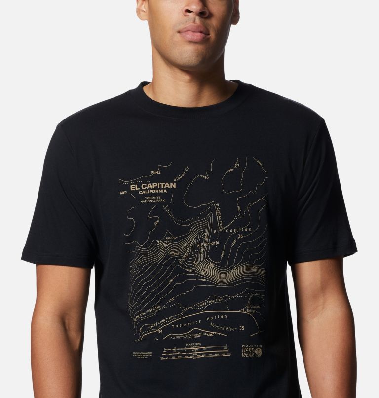 Men's El Cap Topo Short Sleeve Tee, Color: Black, image 4