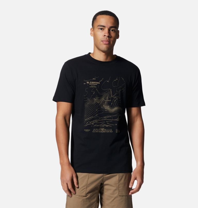 Men's El Cap Topo Short Sleeve Tee, Color: Black, image 1