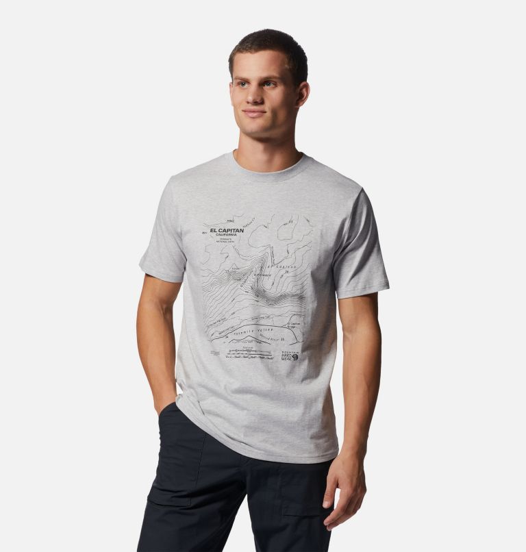 Men's El Cap Topo Short Sleeve Tee, Color: Hardwear Grey, image 5