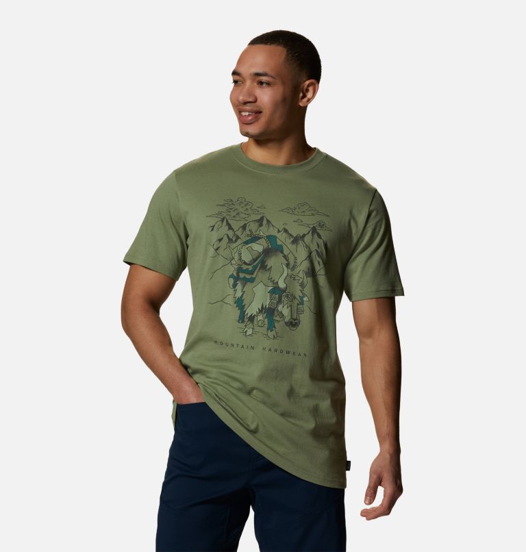 Men's Mountain Yak Short Sleeve Tee, Color: Field, image 5