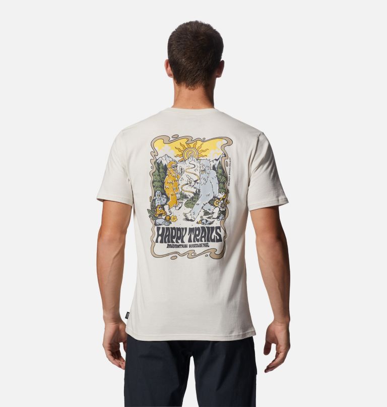 Men's Happy Trails Short Sleeve, Color: Stone, image 2