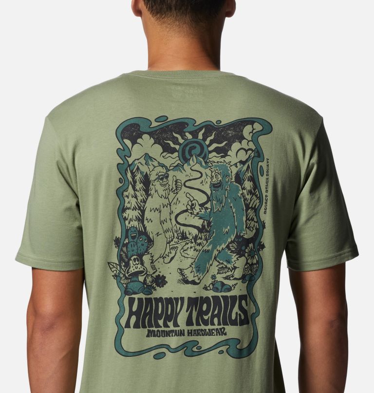 Men's Happy Trails Short Sleeve, Color: Field, image 5
