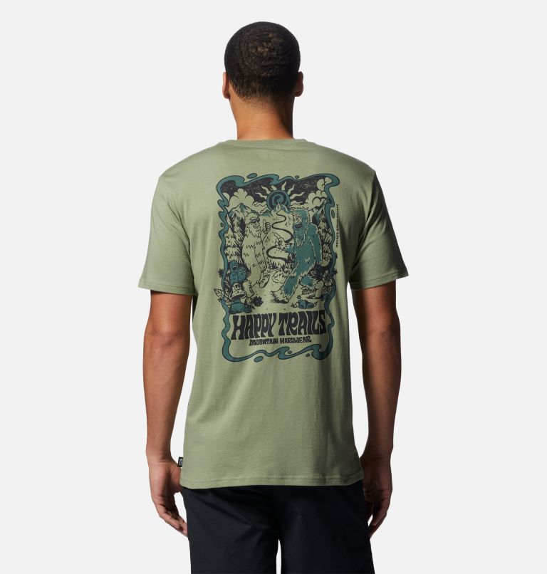 Men's Happy Trails Short Sleeve, Color: Field, image 2