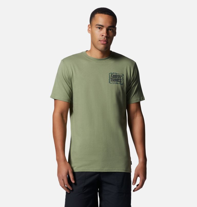Men's Happy Trails Short Sleeve, Color: Field, image 1