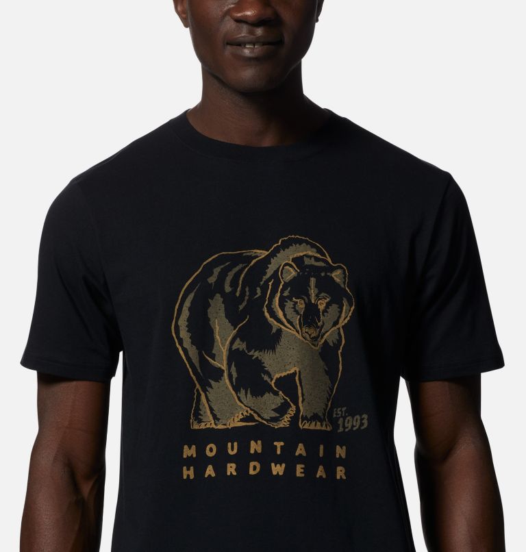 Men's Grizzly Short Sleeve, Color: Black, image 4