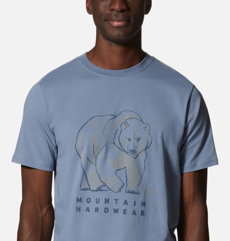 Men's Grizzly Short Sleeve, Color: Light Zinc, image 4