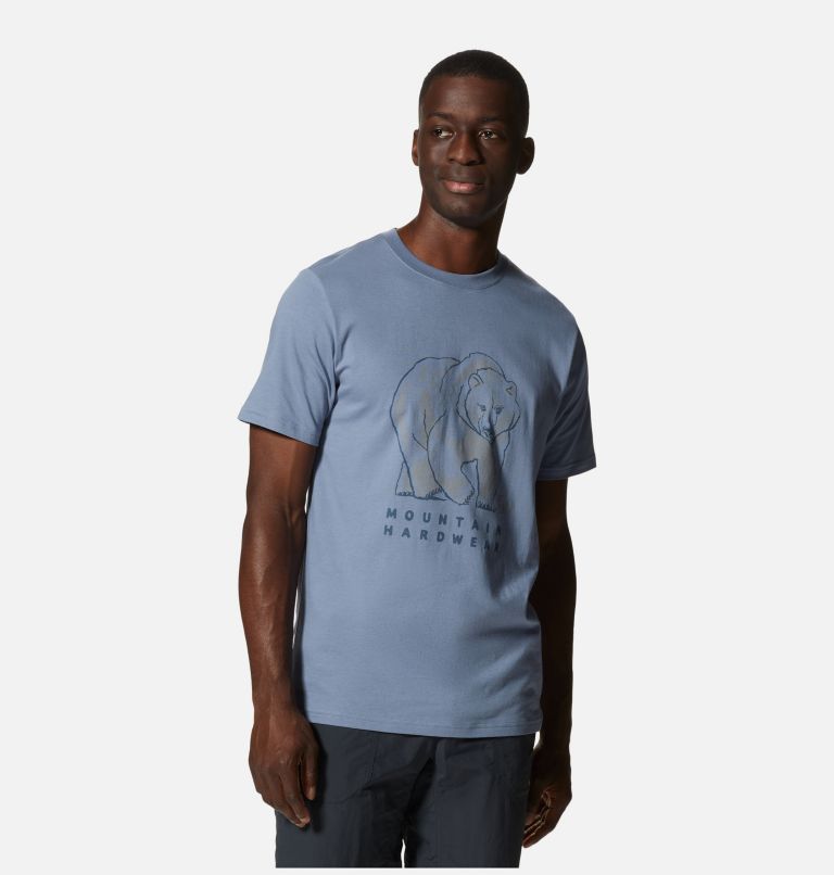 Men's Grizzly Short Sleeve, Color: Light Zinc, image 5