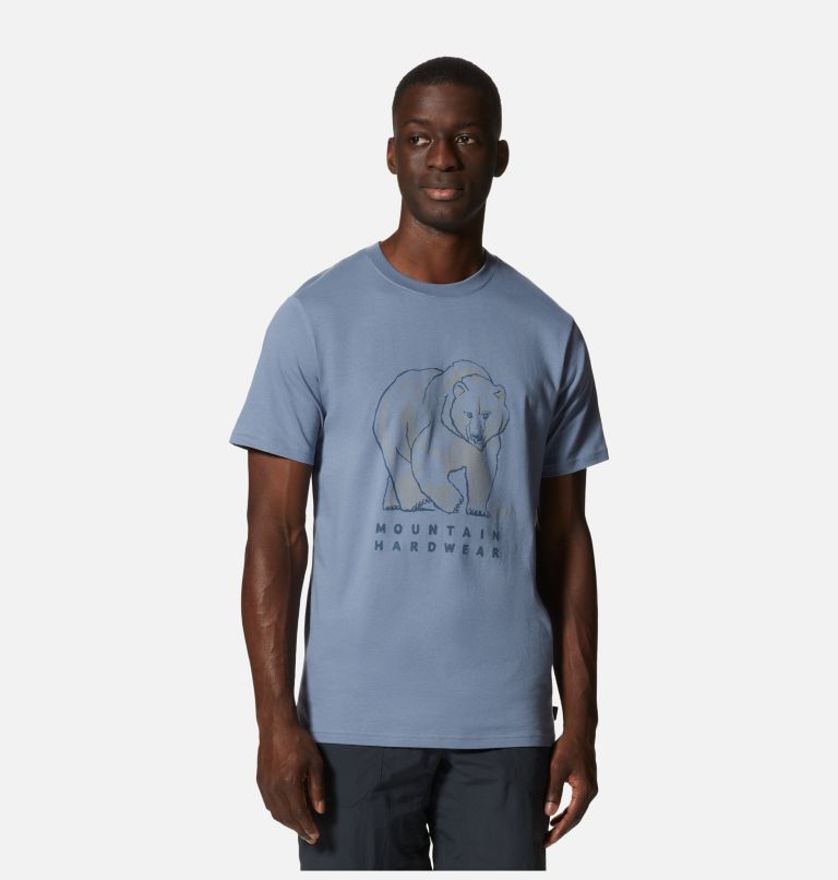 Men's Grizzly Short Sleeve, Color: Light Zinc, image 1