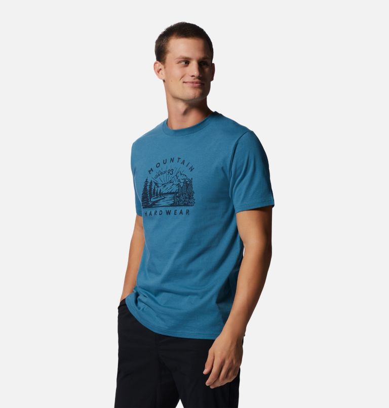 Men's MHW Views Short Sleeve Tee, Color: Caspian, image 5