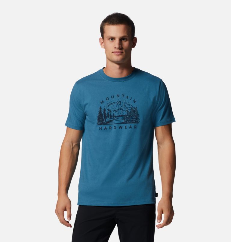 Men's MHW Views Short Sleeve Tee, Color: Caspian, image 1
