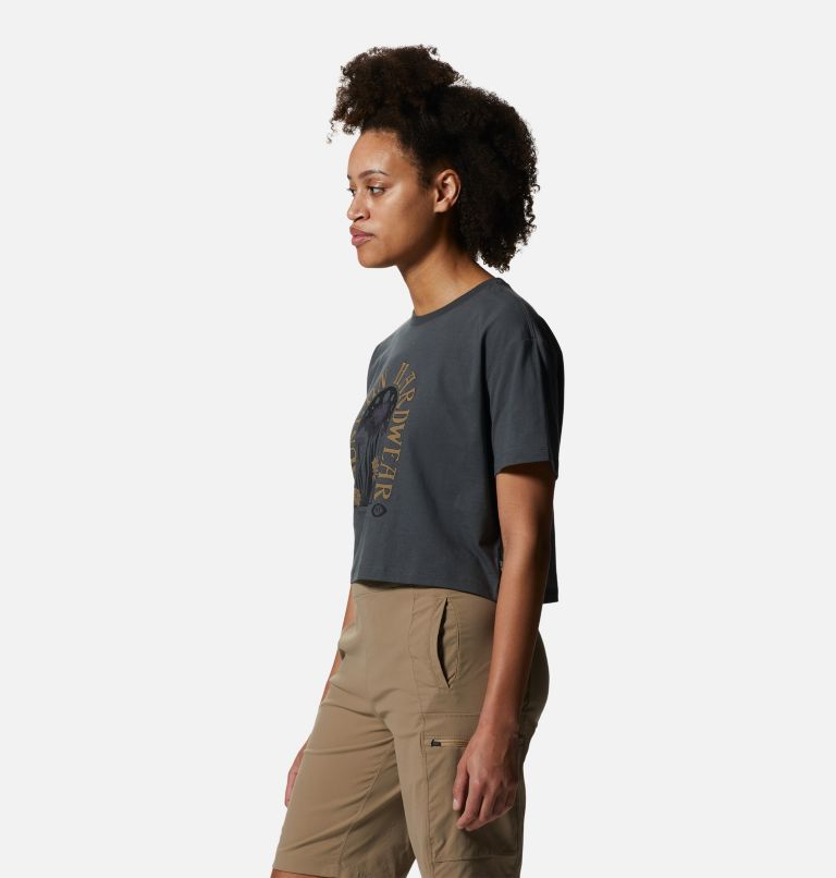 Women's Alpine Flowers Short Sleeve Tee, Color: Volcanic, image 3